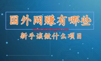国外互联网赚钱的方式有哪些,新手出海赚美金该做什么项目